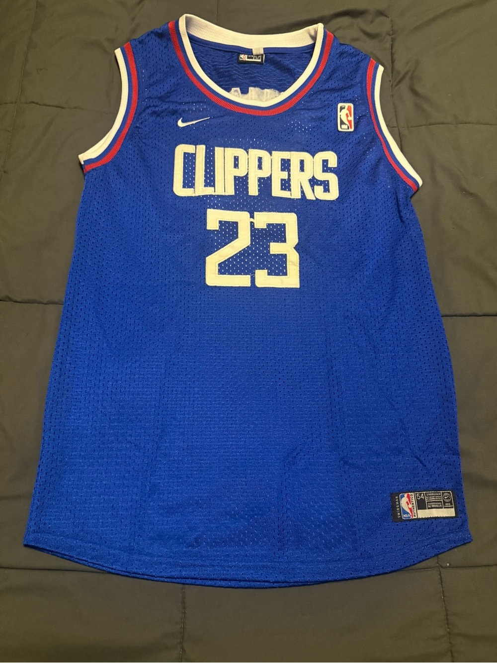 Nike NBA LA Clippers Lou Williams 23 Stitched Authentic Jersey Misprint 54 L